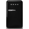 SMEG minibaar FAB5RBL5, 50-ndate stiil, 73 cm, 40 dB, elektrooniline juhtimine, must, 34 l