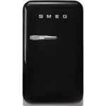 SMEG minibaar FAB5RBL5, 50-ndate stiil, 73 cm, 40 dB, elektrooniline juhtimine, must, 34 l