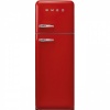 Smeg külmik FAB30RRD5 50-ndate stiil, 172cm, 222/72 l, 37dB, mehaaniline, parem, punane