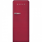 Smeg külmik FAB28RDRB5 50-ndate stiil, 153 cm, 244/26 l, 35 dB, mehaaniline juhtimine, rubiinpunane