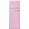 Smeg külmik FAB30LPK5 50-ndate stiil, 172cm, 222/72 l, 37dB, mehaaniline, vasak, pastellroosa