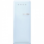 Smeg külmik FAB28LPB5 50-ndate stiil, 153 cm, 244/26 l, 35 dB, mehaaniline juhtimine, vasak, pastellsinine