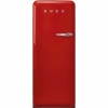 Smeg külmik FAB28LRD5 50-ndate stiil, 153 cm, 244/26 l, 35 dB, mehaaniline juhtimine, vasak, punane