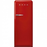 Smeg külmik FAB28RRD5 50-ndate stiil, 153 cm, 244/26 l, 35 dB, mehaaniline juhtimine, parem, punane