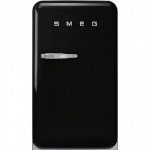 Smeg külmik FAB10RBL5 50-ndate stiil, 97 cm, 17/105 l, 37 dB, mehaaniline juhtimine, parem, must