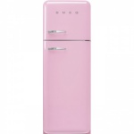 Smeg külmik FAB30RPK5 50-ndate stiil, 172cm, 222/72 l, 37dB, parem, mehaaniline juhtimine, pastellroosa