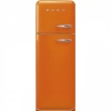 Smeg külmik FAB30LOR5 50-ndate stiil, 172cm, 222/72 l, 37dB, mehaaniline juhtimine, oranž