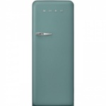 Smeg külmik FAB28RDEG5 50-ndate stiil, 150 cm, 35 dB, elektrooniline juhtimine, smaragdroheline, 244/26 l