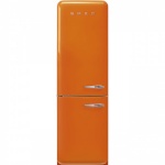 Smeg retrokülmik FAB32LOR5 50-ndate stiil, NoFrost, 196cm, 37dB, elektrooniline juhtimine, oranž, 234/97 l