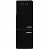 Smeg külmik FAB38LBL5 50-ndate stiil, 205cm, 344/137 l, 42dB, puutetundlik juhtimine, NoFrost, must