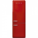 Smeg külmik FAB38RRD5 50-ndate stiil, NoFrost, 205 cm, 41 dB, puutetundlik juhtimine, punane, 333/128 l