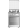 Smeg gaasipliit CX68M81 Classic, 4 x gaas, elektriahi, aurupuhastus, 60 cm, roostevaba-teras