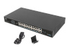 Lanberg switch Lanberg rack 19" POE+ 24x 100Mb PoE+ /2x SFP ETHERNET 360W