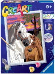 Ravensburger CreArt for children: Horses and sunset