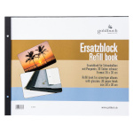 Goldbuch fotoalbumi sisu Replacement Block 38x30 cm, 30 mustad lehed, kruvialbumile