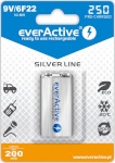 everActive laetav aku Ni-MH 6F22 9V 250 mAh Silver Line