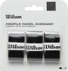 Wilson Profile Padel Overgrip käepideme ribad 3tk must