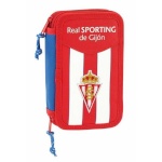 Real Sporting de Gijón kahe sahtliga pinal valge punane 12.5x19.5x4cm 28-osaline