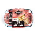 Ô Cuisine ahjunõude komplekt 334SA05 läbipaistev Klaas (2tk)