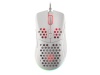 Genesis hiir Gaming Mouse Krypton 555 Wired, 8000 DPI, USB 2.0, valge