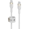Belkin laadija Boost Charge Pro Flex USB-C -> USB-C Cable 60W 1m, valge