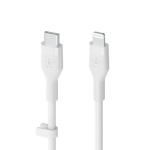 Belkin laadija Boost Charge Flex USB-C Cable with Lightning Connector 15W 2m, valge