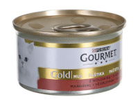 Purina Nestle kassitoit Gourmet kuldne Wet for Cat mus with wołowiny 85g