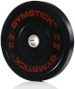 Gymstick Bumper Plate raskusketas, 15kg