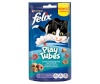 Felix kassitoit FELIX Play Tubes Fish, Shrimps - Dry Cat Food- 50 g