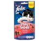 Felix kassitoit FELIX Play Tubes Turkey, Ham - Dry Cat Food- 50 g