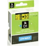 Dymo etiketiprinteri etiketid D1 24mm 53718 must/kollane