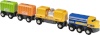 BRIO mängurong WORLD Three-Wagon Cargo Train, 33982 