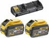 DeWalt aku FLEXVOLT DCB132X2-QW 2x 9.0 Ah + charger