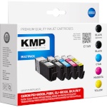 KMP tindikassett C116V Multipack Canon PGI-580/CLI-581 XXL BCMY