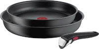 Tefal pannide komplekt Ingenio Ultimate 24cm ja 28cm + eemaldatav käepide, must