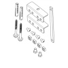 Vogels seinakinnituse tarvikud PFA 9126PFB Bracket Kit for PFB 34xx, hõbedane