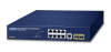 Planet switch 8-Port 10/100/1000T + 2-Port 100/1000X SFP, sinine