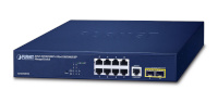 Planet switch 8-Port 10/100/1000T + 2-Port 100/1000X SFP, sinine