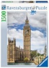 Ravensburger pusle RAV-16009 1500-osaline Funny cat on the Big Ben