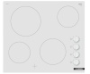 Bosch integreeritav keraamiline pliidiplaat PKE612CA2E Series 2 Electric Hob 60cm, valge