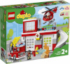 LEGO klotsid DUPLO 10970 Fire Station & Helicopter