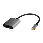 LogiLink videokaabel USB-C -> DP/F adapter 4K/60Hz 0.15m