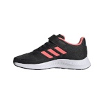 Adidas treeningjalatsid RUNFALCON 2.0 EL K must/roosa - suurus 31