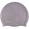 Crowell ujumismüts Swimming Silicone Mono Breeze 6 hõbedane