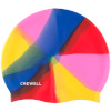 Crowell ujumismüts Swimming Silicone Multi Flame värviline 03