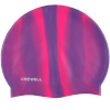 Crowell ujumismüts Swimming Silicone Multi Flame violetne-roosa 05