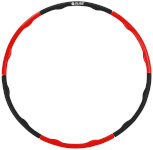 Pure2improve Hula Hoop must/punane, Foam, PP (Polypropylene)