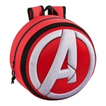 Marvel 3D-seljakott punane must valge 31x31x10cm