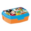 Mickey Mouse Võileivakarp Happy smiles Plastmass punane sinine (17x5.6x13.3cm)