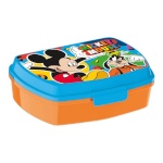 Mickey Mouse Võileivakarp Happy smiles Plastmass punane sinine (17x5.6x13.3cm)